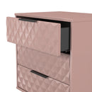 Harlequin 3 Drawer Chest in Kobe Pink - Ready Assembled