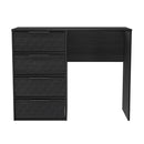 Harlequin 4 Drawer Vanity in Black Ash - Ready Assembled