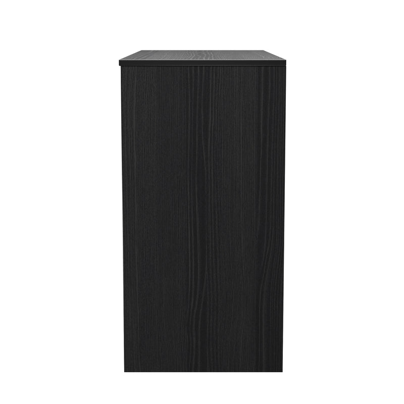 Harlequin 4 Drawer Vanity in Black Ash - Ready Assembled