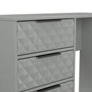 Harlequin 4 Drawer Vanity in Dusk Grey - Ready Assembled