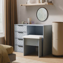 Harlequin 4 Drawer Vanity in Denim Blue - Ready Assembled