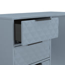 Harlequin 4 Drawer Vanity in Denim Blue - Ready Assembled