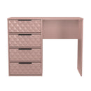 Harlequin 4 Drawer Vanity in Kobe Pink - Ready Assembled
