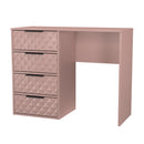 Harlequin 4 Drawer Vanity in Kobe Pink - Ready Assembled