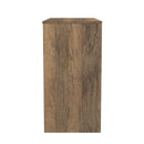 Harlequin 4 Drawer Vanity in White Matt & Vintage Oak - Ready Assembled