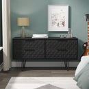 Harlequin 4 Drawer Bedbox in Black Ash - Ready Assembled