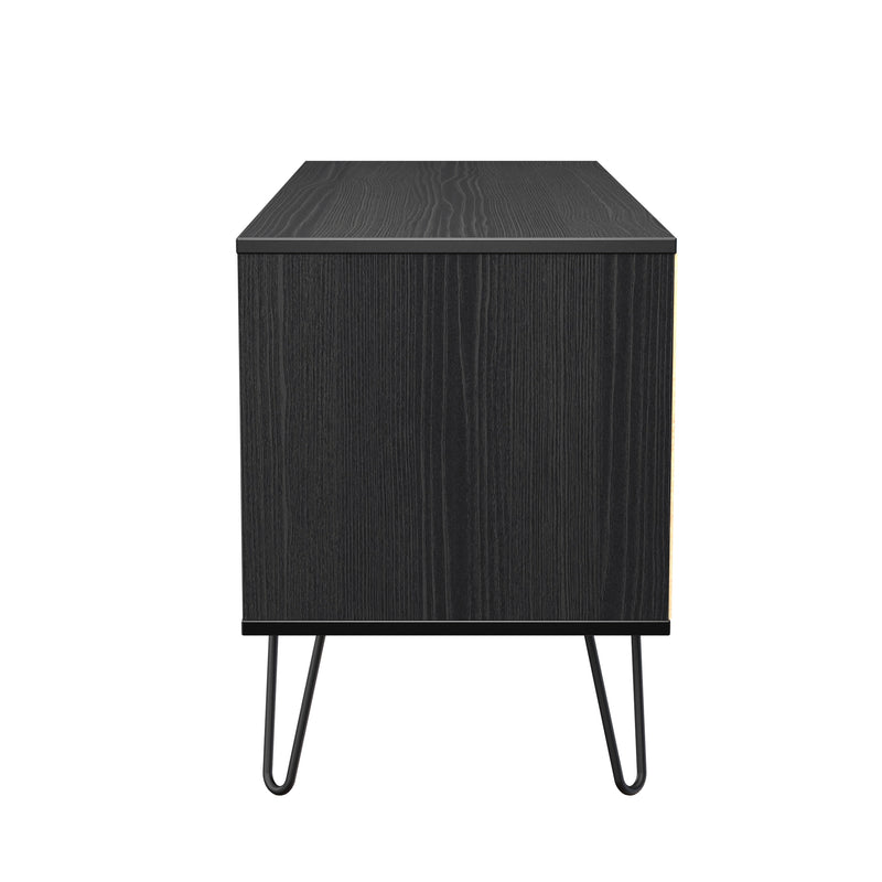 Harlequin 4 Drawer Bedbox in Black Ash - Ready Assembled