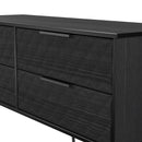 Harlequin 4 Drawer Bedbox in Black Ash - Ready Assembled