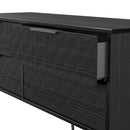 Harlequin 4 Drawer Bedbox in Black Ash - Ready Assembled