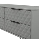 Harlequin 4 Drawer Bedbox in Dusk Grey - Ready Assembled