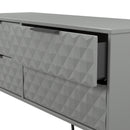 Harlequin 4 Drawer Bedbox in Dusk Grey - Ready Assembled