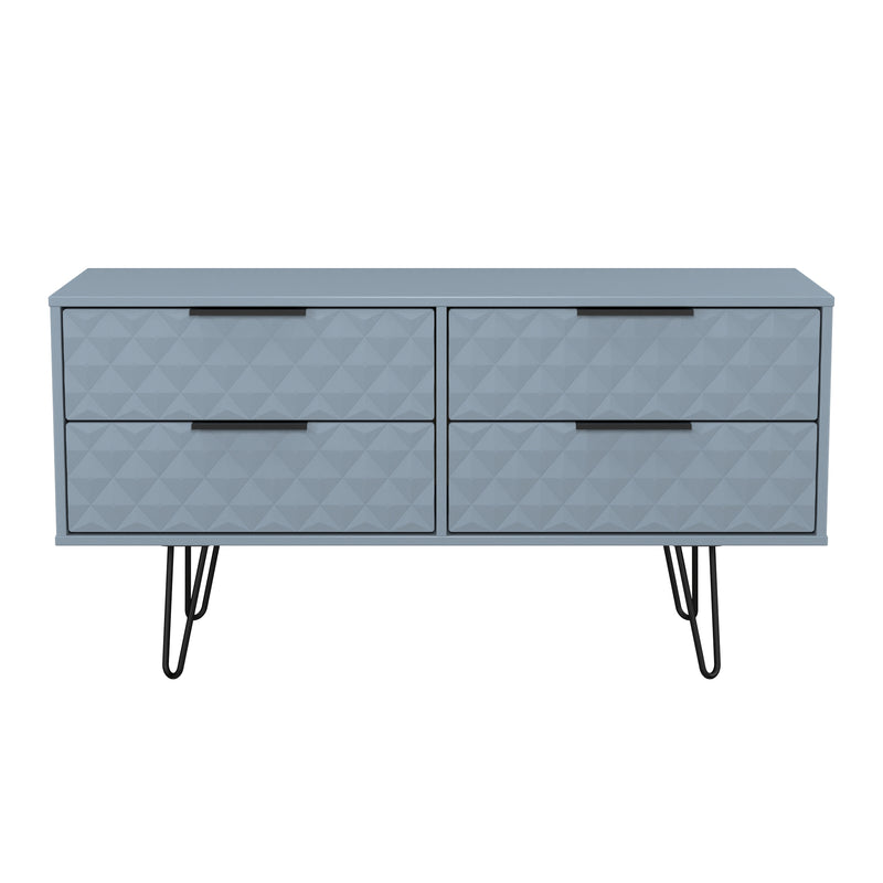Harlequin 4 Drawer Bedbox in Denim Blue - Ready Assembled