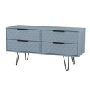Harlequin 4 Drawer Bedbox in Denim Blue - Ready Assembled