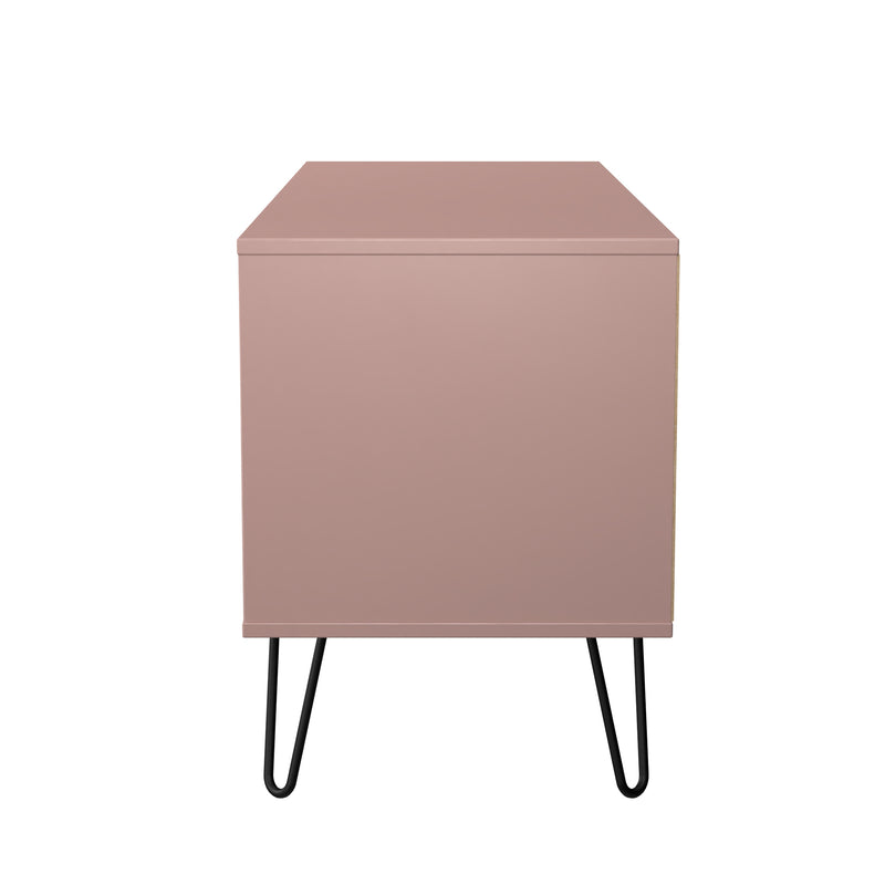 Harlequin 4 Drawer Bedbox in Kobe Pink - Ready Assembled