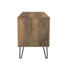 Harlequin 4 Drawer Bedbox in White Matt & Vintage Oak - Ready Assembled