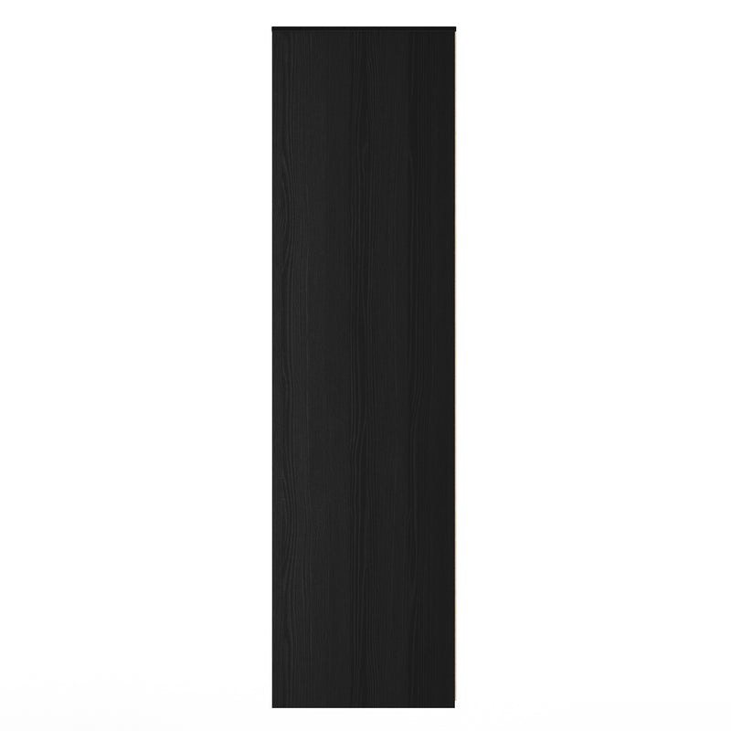 Harlequin Double Wardrobe in Black Ash - Ready Assembled