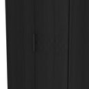 Harlequin Double Wardrobe in Black Ash - Ready Assembled