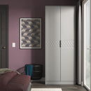 Harlequin Double Wardrobe in Dusk Grey - Ready Assembled