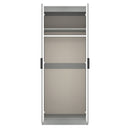 Harlequin Double Wardrobe in Dusk Grey - Ready Assembled