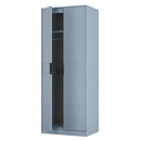 Harlequin Double Wardrobe in Denim Blue - Ready Assembled