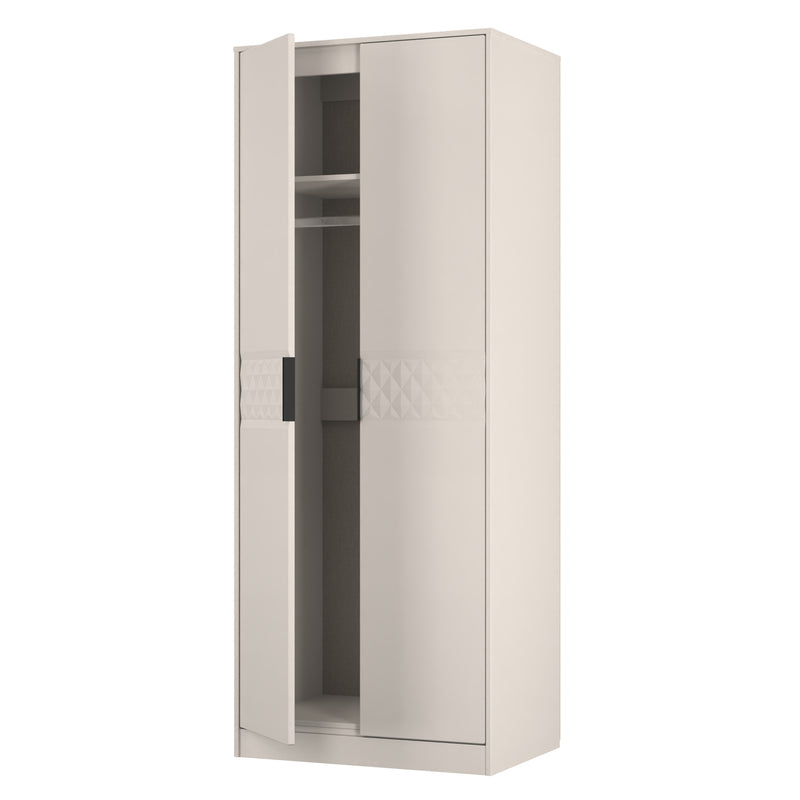 Harlequin Double Wardrobe in Kashmir Matt - Ready Assembled