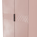 Harlequin Double Wardrobe in Kobe Pink - Ready Assembled
