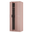 Harlequin Double Wardrobe in Kobe Pink - Ready Assembled