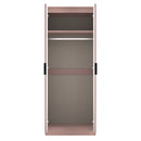 Harlequin Double Wardrobe in Kobe Pink - Ready Assembled