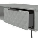 Harlequin 1 Drawer Coffee Table in Dusk Grey - Ready Assembled