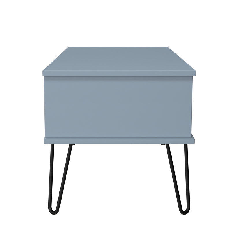 Harlequin 1 Drawer Coffee Table in Denim Blue - Ready Assembled