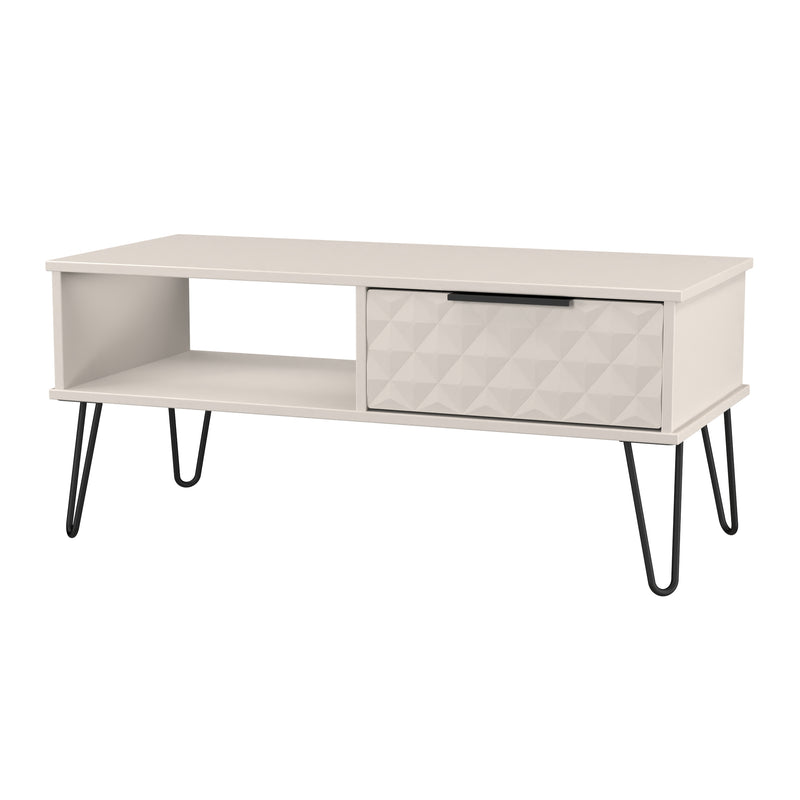 Harlequin 1 Drawer Coffee Table in Kashmir Matt - Ready Assembled