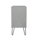 Harlequin 3 Drawer TV Unit in Dusk Grey - Ready Assembled