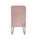 Harlequin 3 Drawer TV Unit in Kobe Pink - Ready Assembled