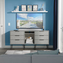 Harlequin 6 Drawer Sideboard in Dusk Grey - Ready Assembled
