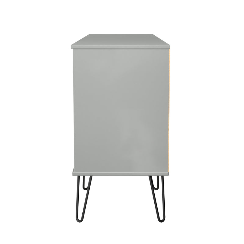 Harlequin 6 Drawer Sideboard in Dusk Grey - Ready Assembled