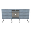Harlequin 6 Drawer Sideboard in Denim Blue - Ready Assembled