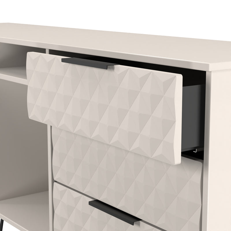 Harlequin 6 Drawer Sideboard in Kashmir Matt - Ready Assembled