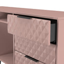 Harlequin 6 Drawer Sideboard in Kobe Pink - Ready Assembled