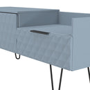 Harlequin 2 Drawer Coffee TV Unit in Denim Blue - Ready Assembled