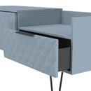 Harlequin 2 Drawer Coffee TV Unit in Denim Blue - Ready Assembled