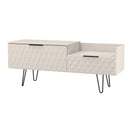 Harlequin 2 Drawer Coffee TV Unit in Kashmir Matt - Ready Assembled