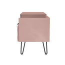 Harlequin 2 Drawer Coffee TV Unit in Kobe Pink - Ready Assembled