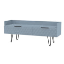 Harlequin 2 Drawer Coffee TV Unit in Denim Blue - Ready Assembled