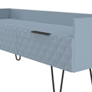 Harlequin 2 Drawer Coffee TV Unit in Denim Blue - Ready Assembled