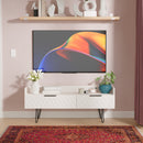 Harlequin 2 Drawer Coffee TV Unit in Kashmir Matt - Ready Assembled