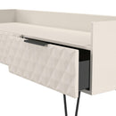 Harlequin 2 Drawer Coffee TV Unit in Kashmir Matt - Ready Assembled