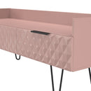 Harlequin 2 Drawer Coffee TV Unit in Kobe Pink - Ready Assembled