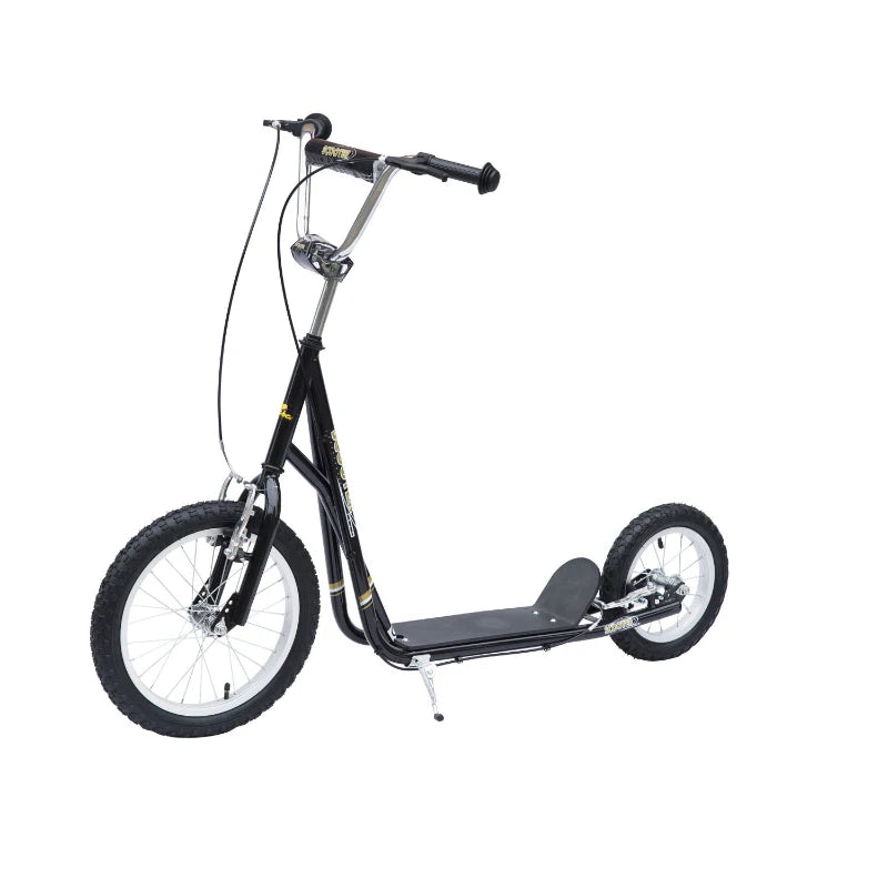 HOMCOM Stunt Scooter with 16" Wheels - Black