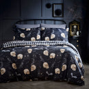 Fusion Gothic Skulls Duvet Cover Set in Black