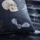 Fusion Gothic Skulls Duvet Cover Set in Black